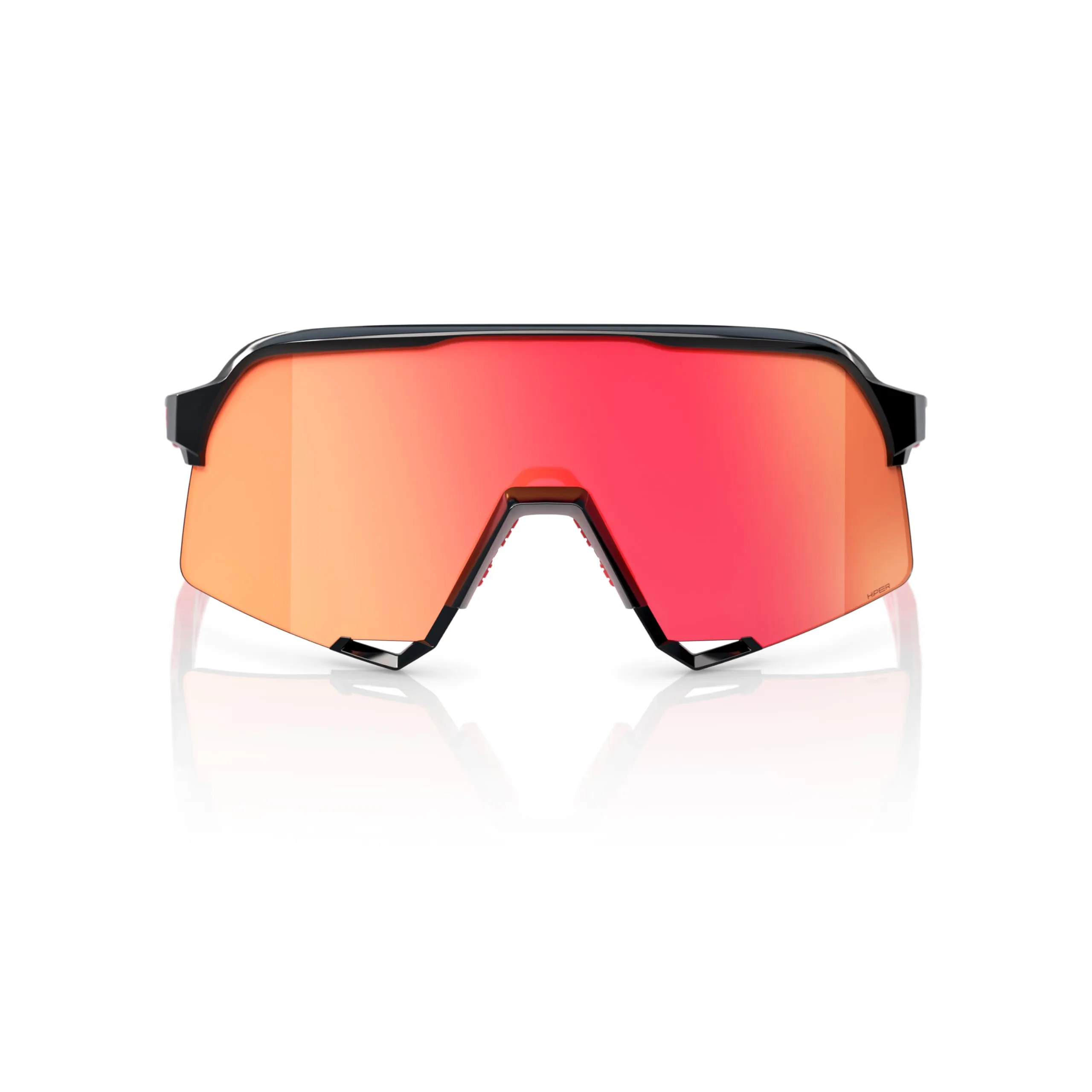 100% S3 LE Elly 24 LE - Gloss Black Matte Red - Hiper Fire Red Mirror