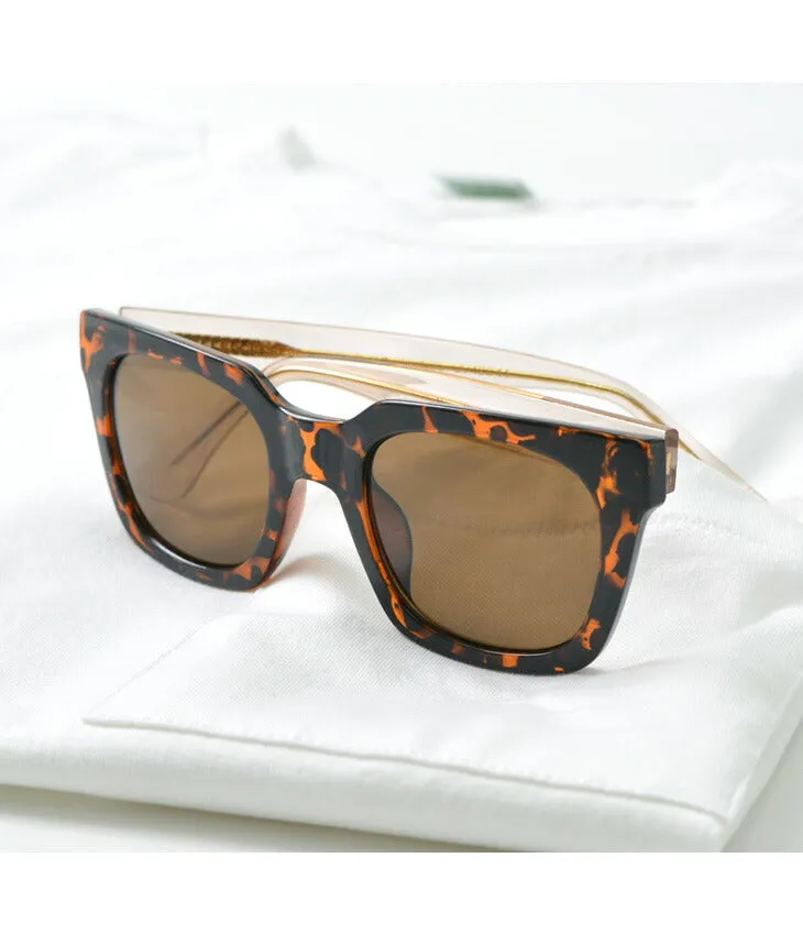 A.KJAERBEDE / NANCY wide frame sunglasses