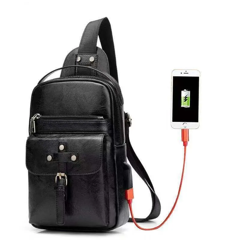 Backpack Waist Shoulder bag compatible with Ebook, Tablet and for Huawei P Smart Z (2019) - Black