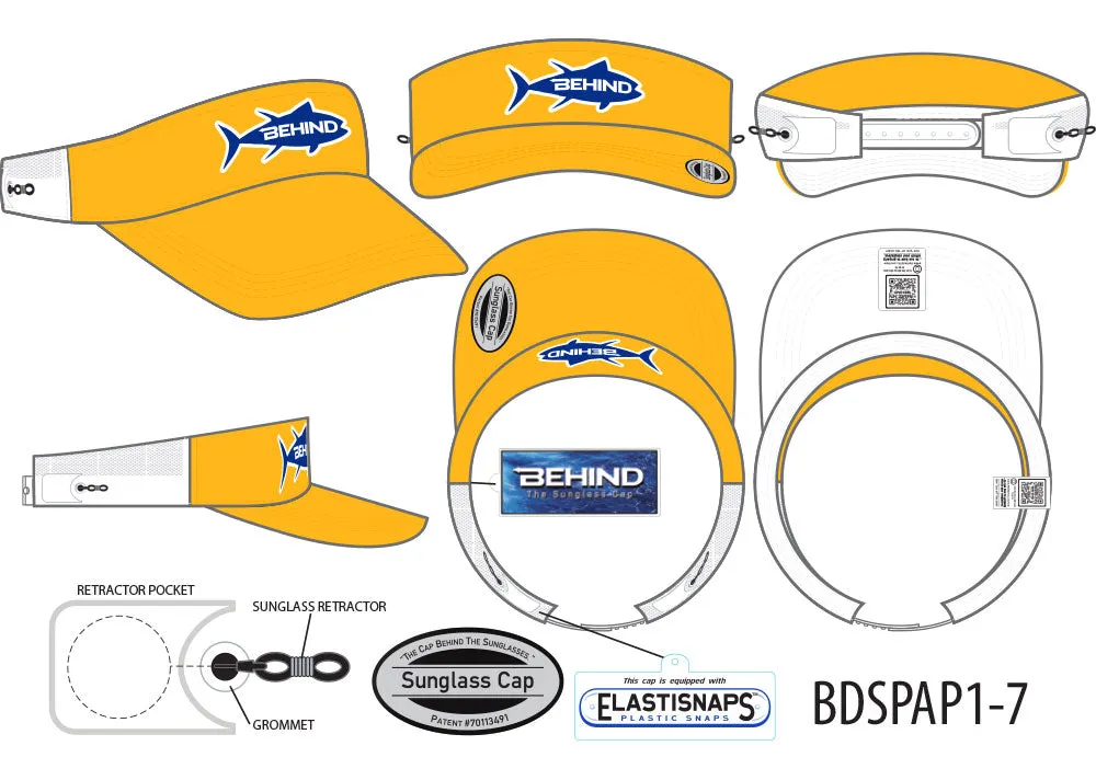 BDSPAP1-7 (GOLD / WHITE MESH)