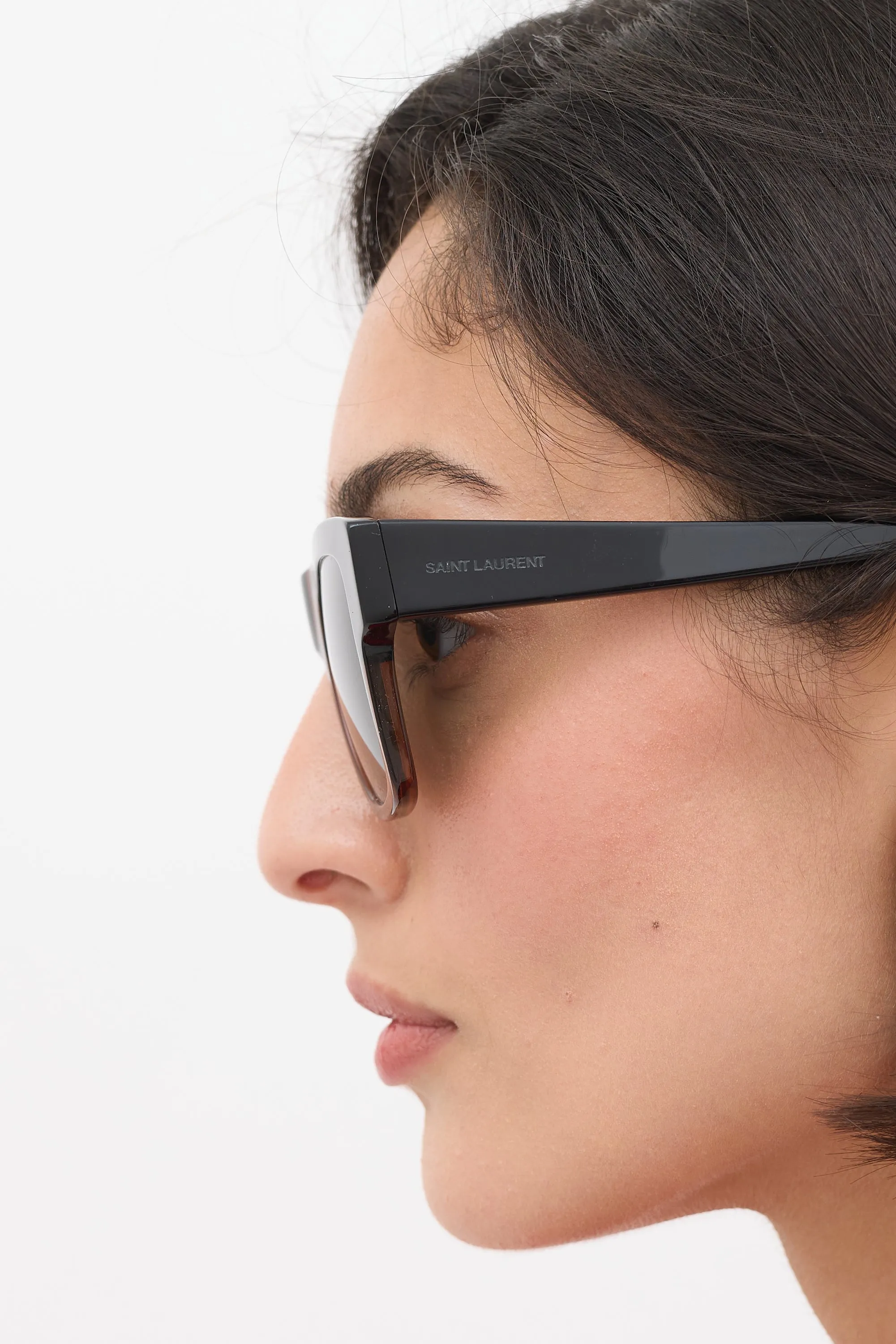 Black & Brown SL142 Square Sunglasses