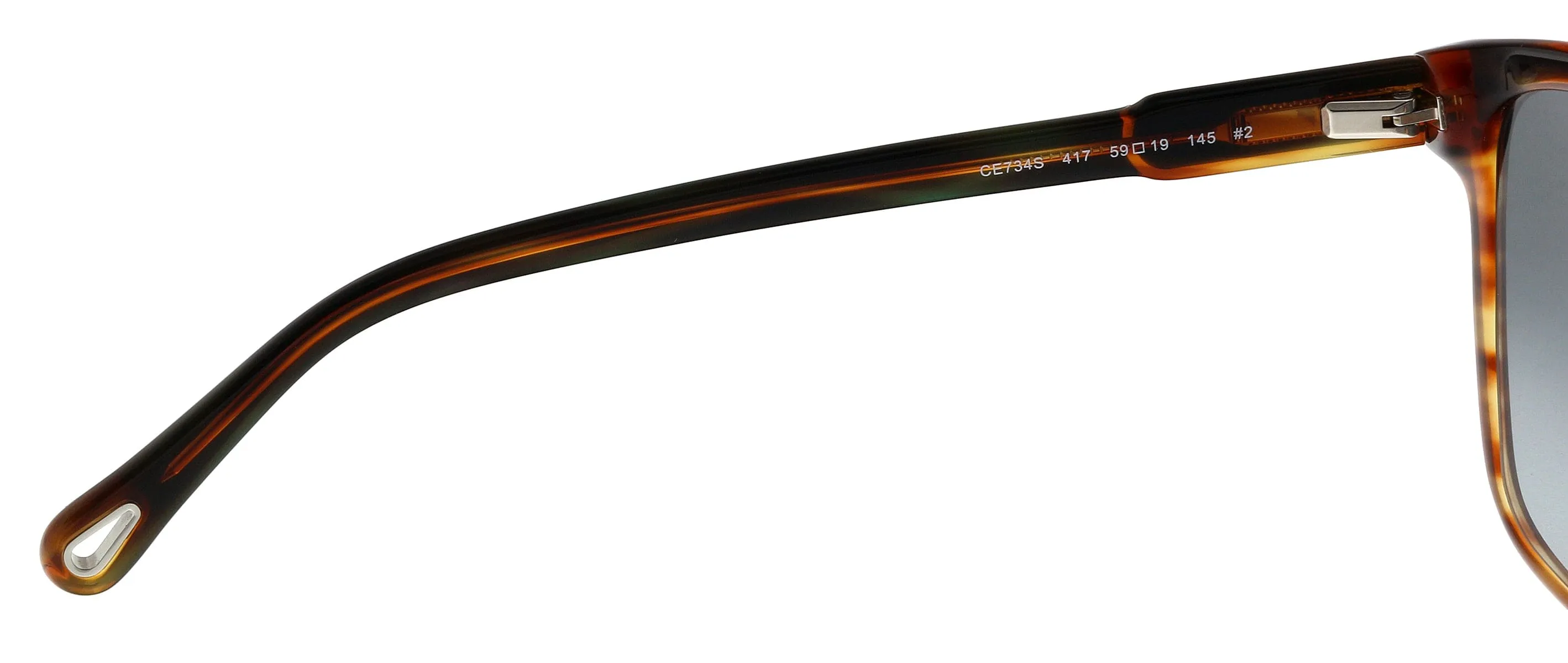 Chloe CE734/S 417 Petrol Square Sunglasses