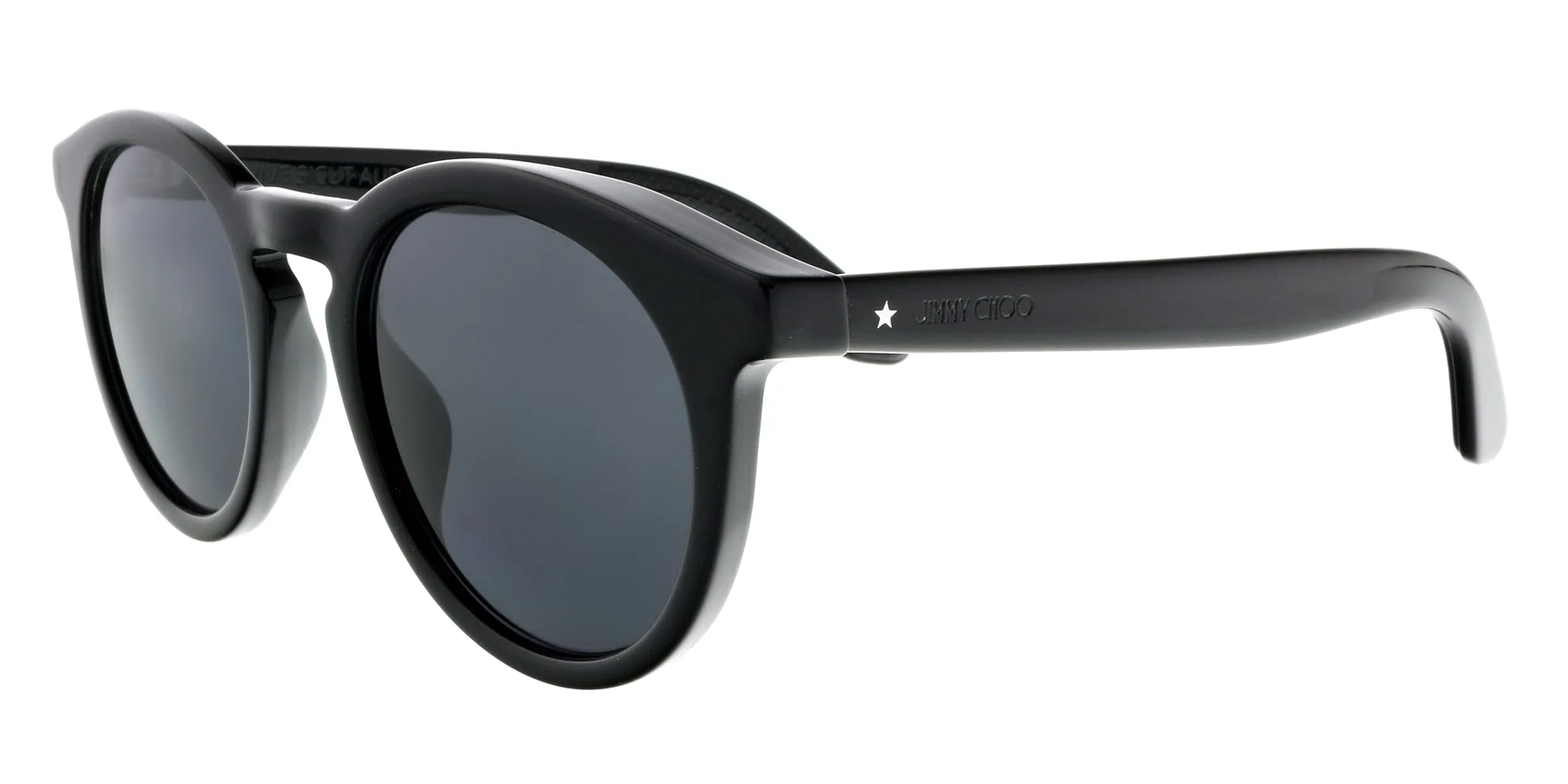 Jimmy Choo ALBERT/G/S 807 Black Round Sunglasses