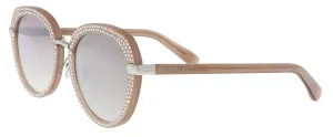 Jimmy Choo MORI/S 09FZ Nudepall Oval Sunglasses