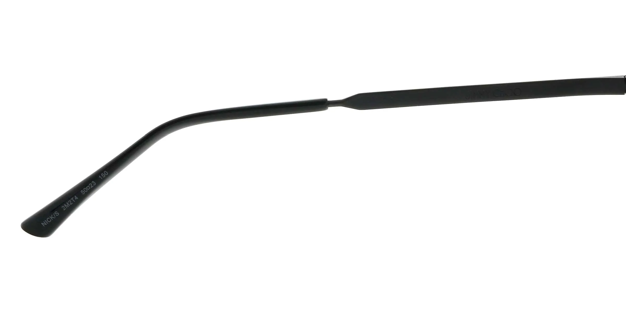 Jimmy Choo NICK/S 02M2 Black/Gold Round Sunglasses