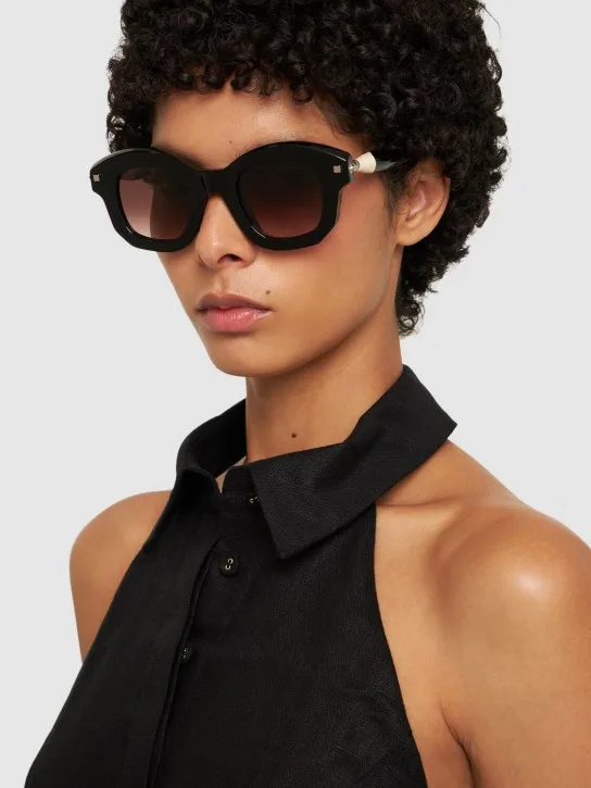 Kuboraum Berlin   J1 Round acetate sunglasses 