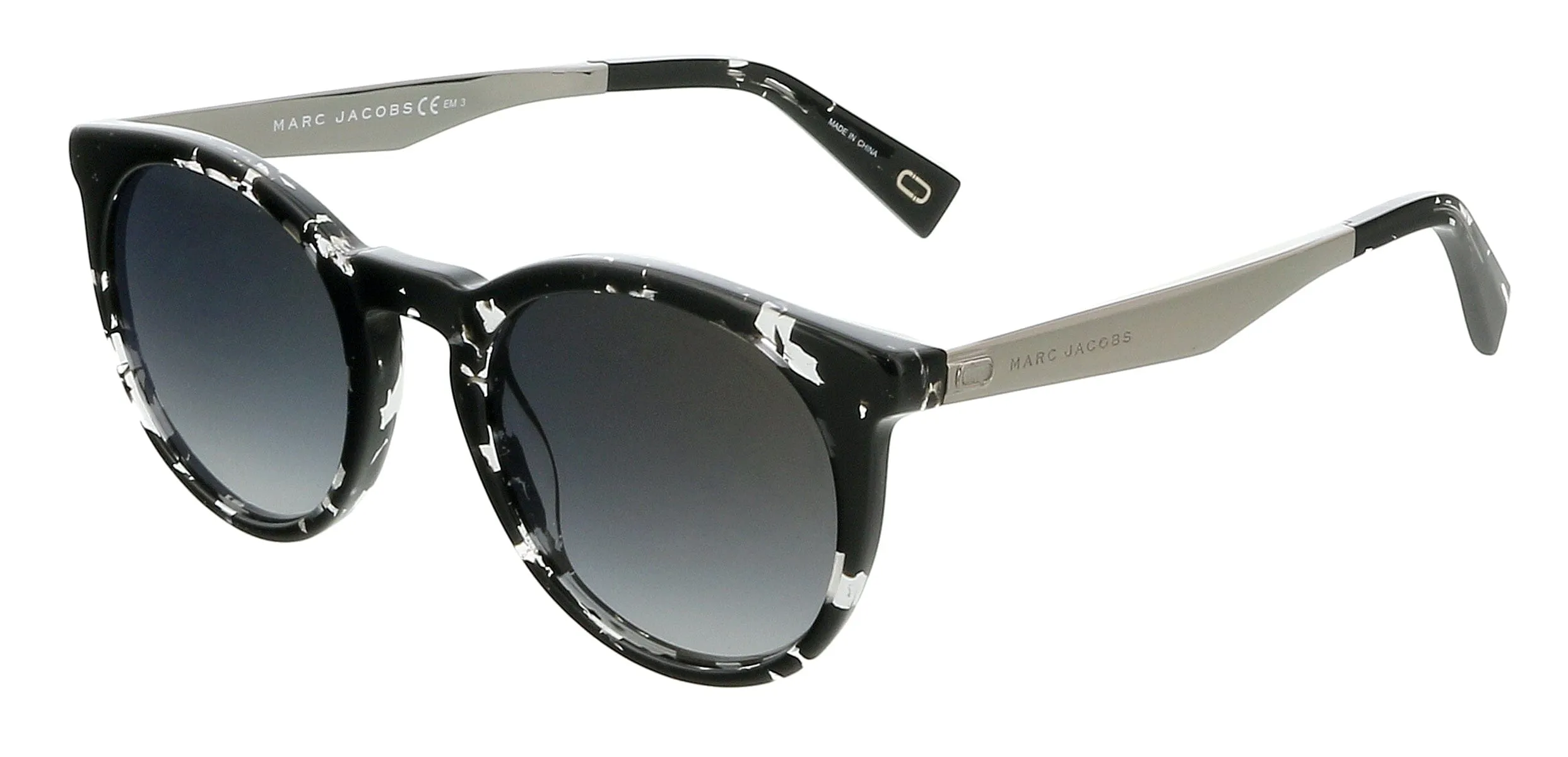 Marc Jacobs MARC204S 09WZ Havana Black Round Sunglasses