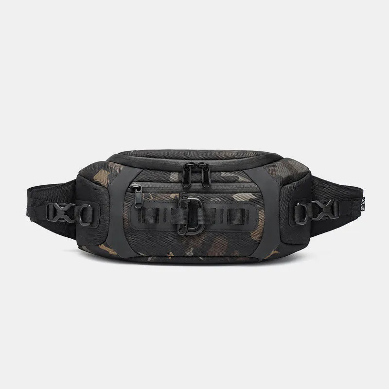 Multifunction Crossbody Bag Waist Pack for Men Multi Pocket Chest Bag