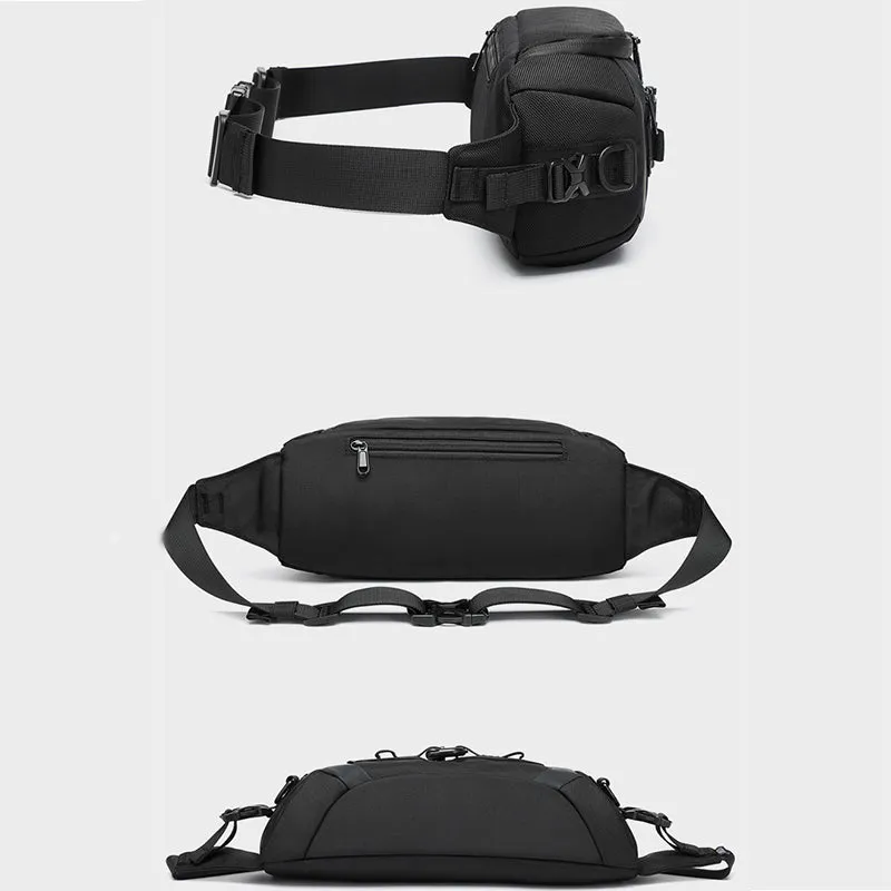 Multifunction Crossbody Bag Waist Pack for Men Multi Pocket Chest Bag