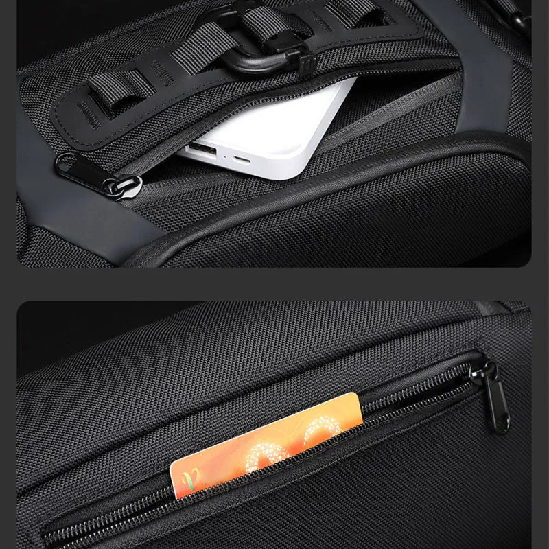 Multifunction Crossbody Bag Waist Pack for Men Multi Pocket Chest Bag