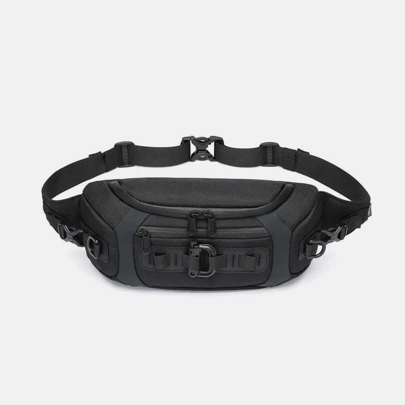 Multifunction Crossbody Bag Waist Pack for Men Multi Pocket Chest Bag