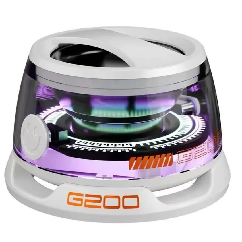 Portable Bluetooth Speaker G200 RGB Lighting Speaker BT5.3 Mini Sound Box 7 Hours Playback Magnetic Phone Holder