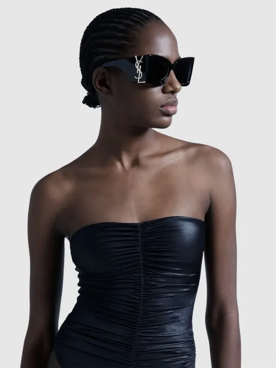 Saint Laurent   SL M119 Blaze acetate sunglasses 