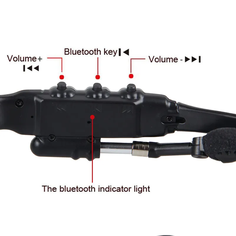 Sports Bluetooth Earphone Polarized Sunglasses