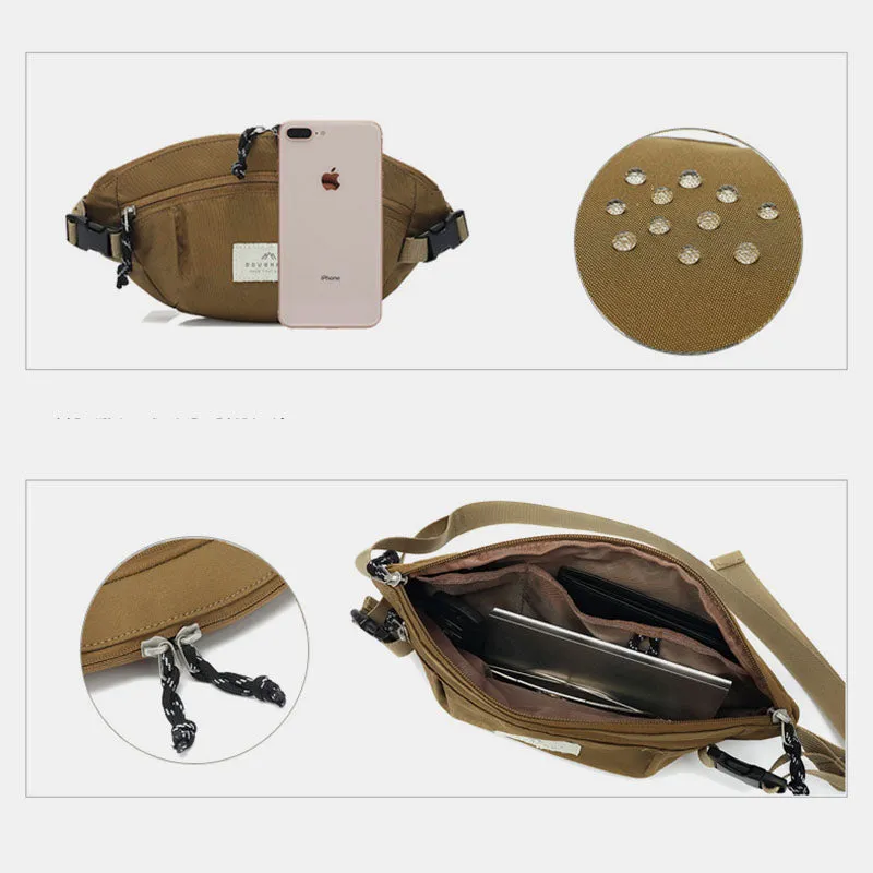 Waist Bag for Men Women Casual Outdoors Crossbody Belt Bag